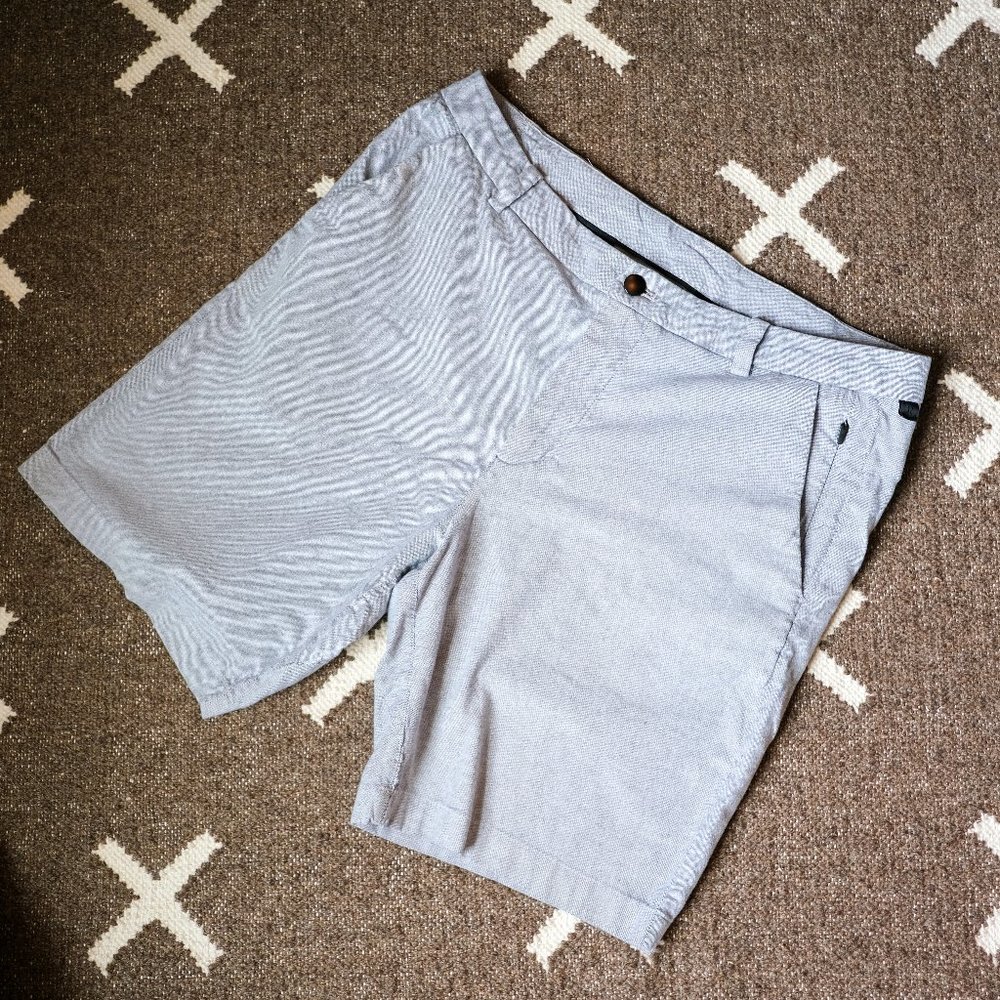 lululemon Commission Classic-Fit Short - 32" Waist, 8.5" Inseam, Grey Oxford